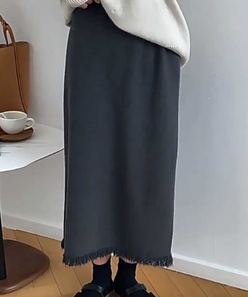 ﾏｰﾒｲﾄﾞﾆｯﾄｽｶｰﾄ（スカート）｜SPIGA（スピーガ）