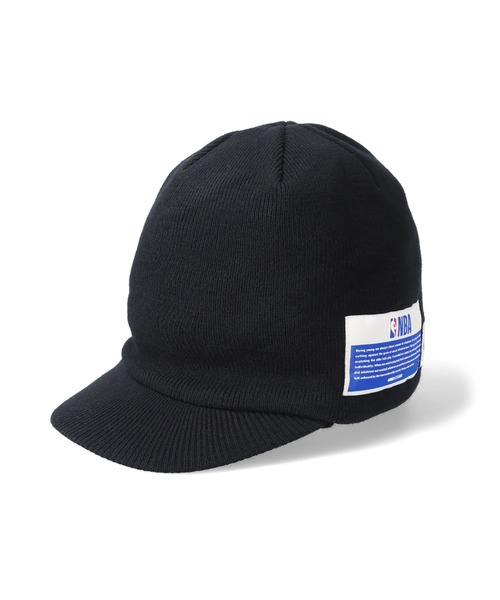 NBA（エヌビーエー）の「NBA x WDS BRIM KNIT CAP（ニットキャップ/ビーニー・メンズ・グリーン/ブラック×レッド/ブラック×ホワイト/ネイビー/ブルー/パープル・FREE）」の7枚目の写真