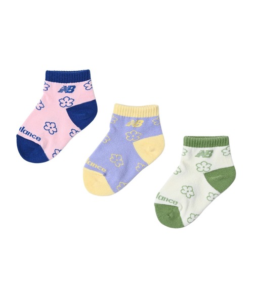 NEW BALANCE（ニューバランス）の「ガールズ3Pソックス（ソックス/靴下・キッズ・その他4/その他/その他2/その他3・ONE SIZE）」の4枚目の写真