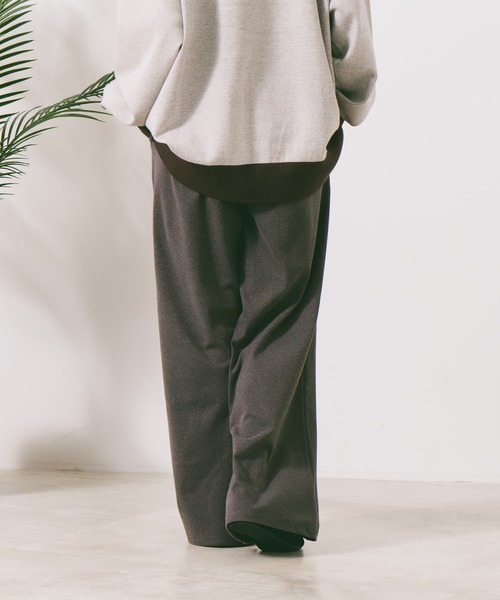 fort point(フォーポイント)の「【FORT POINT/フォートポイント】アンゴラタッチワイドパンツ(その他パンツ・レディース・グレー/ブラック・LARGE/MEDIUM)」の7枚目の写真