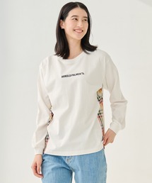 Arnold Palmer | パーマーチェックドッキング シェア ロングスリーブ Ｔシャツ(Tシャツ/カットソー)