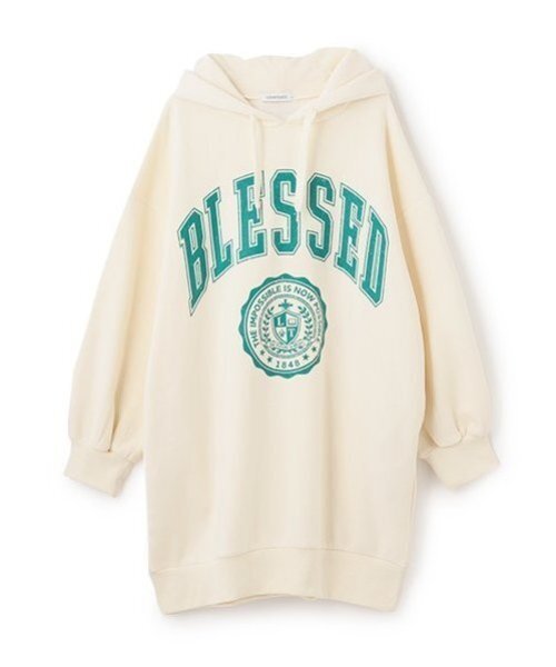 LOVETOXIC（ラブトキシック）の「【GOODPRICE】裏起毛パーカワンピース（ワンピース・キッズ・トップグレー/ブラック/アイボリー/グリーン・S:140cm/L:160cm/M:150cm）」の6枚目の写真