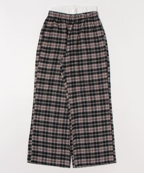 nemne store（ネンネストア）の「【keel】デザインウエストチェックパンツ（その他パンツ・レディース・ネイビー/ブラック・MEDIUM/SMALL）」の16枚目の写真