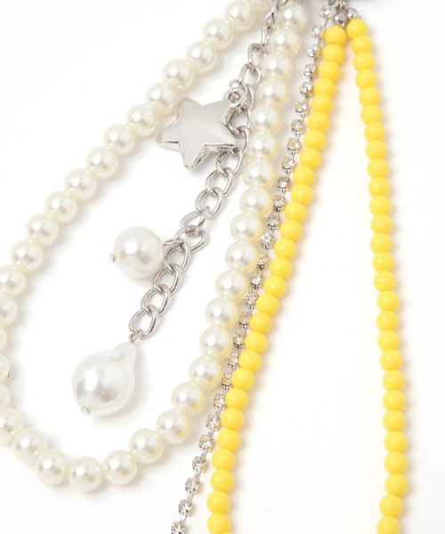 GLOBAL WORK（グローバルワーク）の「マルチWAYパールチャーム/251929（キーケース/キーアクセサリー・レディース・イエロー/ブルー・ONE SIZE）」の6枚目の写真