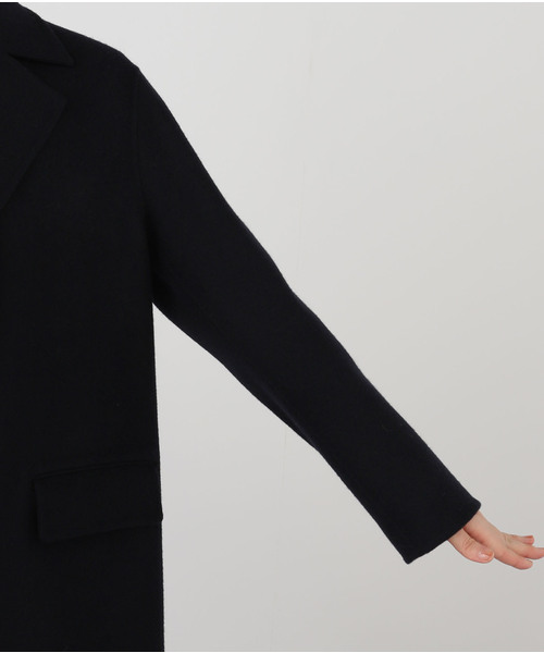 IENA(イエナ)の「MACKINTOSH/マッキントッシュ BALERNO チェスターコート(チェスターコート・レディース・ネイビー・6/8)」の2枚目の写真