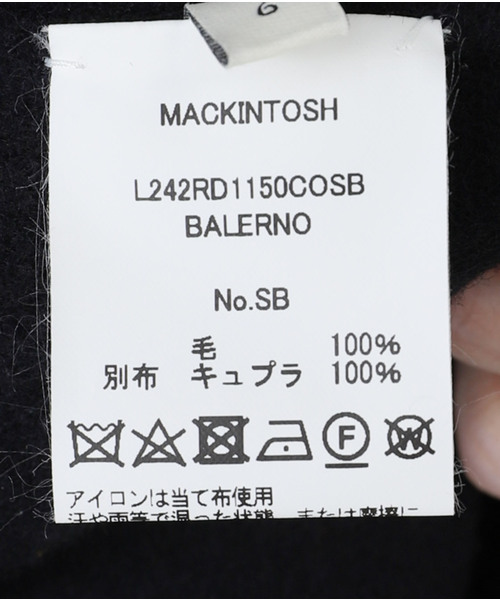 IENA(イエナ)の「MACKINTOSH/マッキントッシュ BALERNO チェスターコート(チェスターコート・レディース・ネイビー・6/8)」の11枚目の写真
