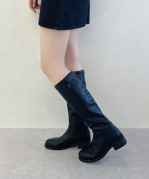 感動ストレッチフィットロングブーツ 41506（ブーツ）｜ORiental