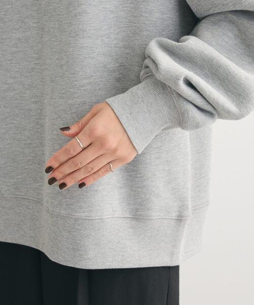 Green　Parks（グリーンパークス）の「裏起毛アソートロゴプルオーバー（スウェット・レディース・チャコールグレー/ホワイト系その他2/ブルー/杢グレー/オフホワイト/オレンジ・FREE）」の17枚目の写真