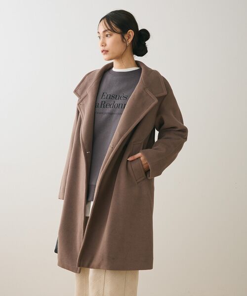 Green　Parks（グリーンパークス）の「裏起毛アソートロゴプルオーバー（スウェット・レディース・チャコールグレー/ホワイト系その他2/ブルー/杢グレー/オフホワイト/オレンジ・FREE）」の9枚目の写真