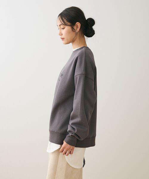 Green　Parks（グリーンパークス）の「裏起毛アソートロゴプルオーバー（スウェット・レディース・チャコールグレー/ホワイト系その他2/ブルー/杢グレー/オフホワイト/オレンジ・FREE）」の18枚目の写真