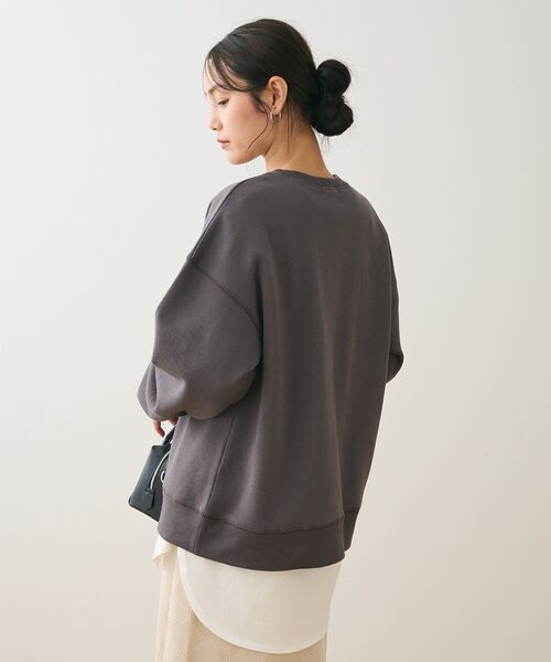 Green　Parks（グリーンパークス）の「裏起毛アソートロゴプルオーバー（スウェット・レディース・チャコールグレー/ホワイト系その他2/ブルー/杢グレー/オフホワイト/オレンジ・FREE）」の19枚目の写真