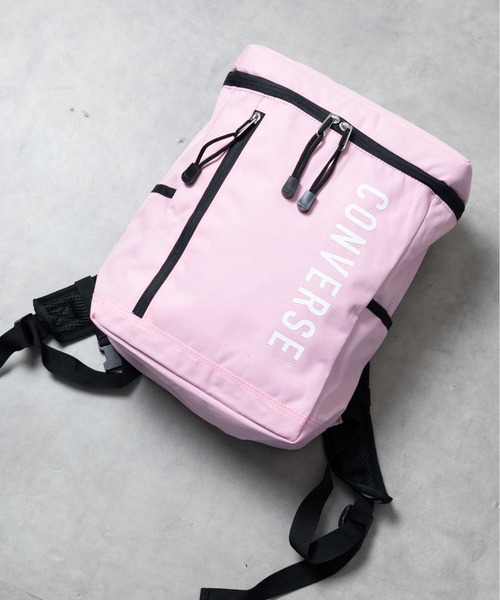 CONVERSE(コンバース)の「【CONVERSE】KIDS BOX DAYPACK(バックパック/リュック・キッズ・ラベンダー/ネイビー/ミント/ブラック/ブルー/ライトピンク/サックスブルー/レッド/パープル/ブラック系その他・FREE)」の1枚目の写真