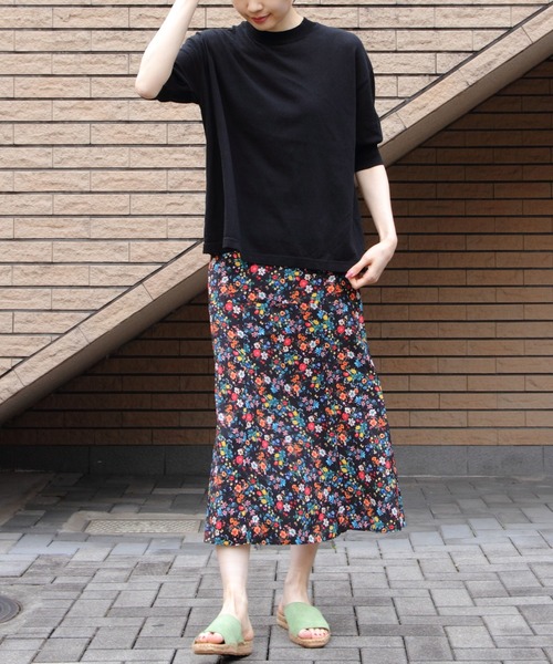 MEYAME/メヤメ コットンニットTEE COTTON KNIT TEE（Tシャツ