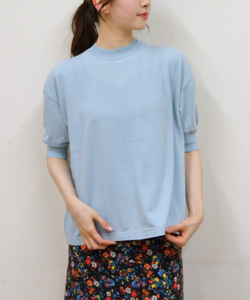 MEYAME メヤメ COTTON KNIT TEE コットンニット Tシャツ MEYAME/メヤメ コットンニットTEE COTTON KNIT TEE（Tシャツ