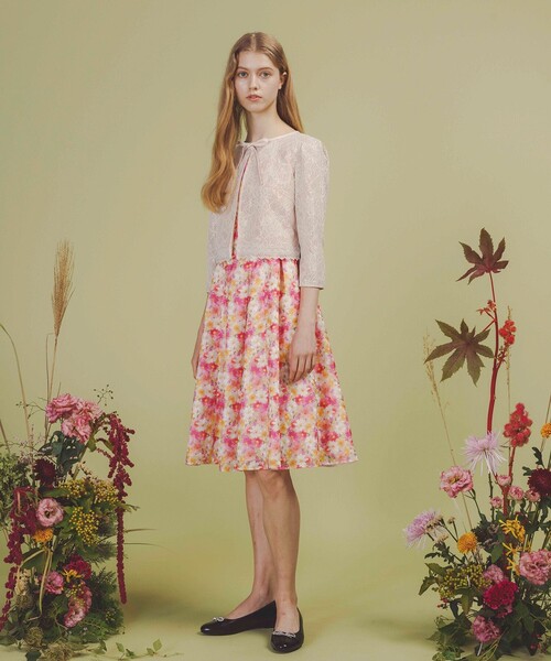 TOCCA（トッカ）の「TRANSPARENT LACE BOLERO ボレロ（カーディガン/ボレロ・レディース・ブラック系/ベージュ系・0/4）」の3枚目の写真