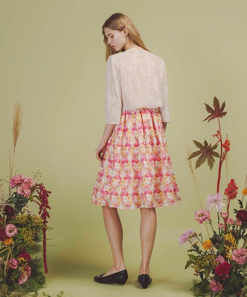 TOCCA（トッカ）の「TRANSPARENT LACE BOLERO ボレロ（カーディガン/ボレロ・レディース・ブラック系/ベージュ系・0/4）」の5枚目の写真