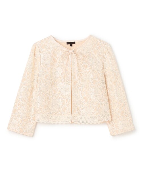 TOCCA（トッカ）の「TRANSPARENT LACE BOLERO ボレロ（カーディガン/ボレロ・レディース・ブラック系/ベージュ系・0/4）」の10枚目の写真