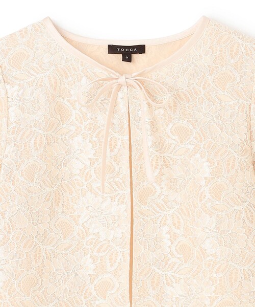 TOCCA（トッカ）の「TRANSPARENT LACE BOLERO ボレロ（カーディガン/ボレロ・レディース・ブラック系/ベージュ系・0/4）」の12枚目の写真