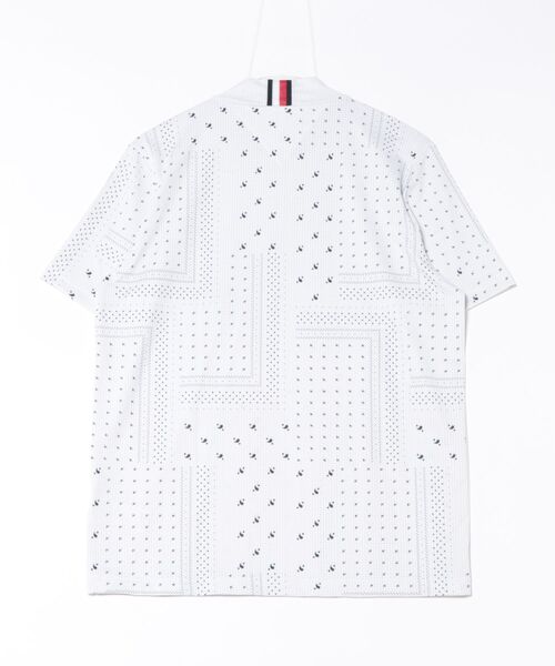 TOMMY HILFIGER GOLF（トミー ヒルフィガー ゴルフ）の「ﾊﾞﾝﾀﾞﾅﾌﾟﾘﾝﾄ 半袖ﾓｯｸﾈｯｸ（その他トップス・メンズ・ライトグレー/ネイビー・L/M/LL）」の16枚目の写真