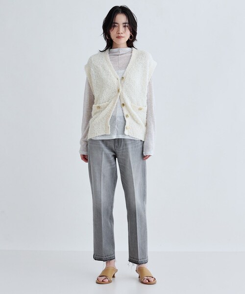 GALLEST(ギャレスト)の「ヴィンテージテーパードデニム(デニムパンツ・レディース・グリーン系/ブルー系その他/グレー・40/38/36)」の21枚目の写真