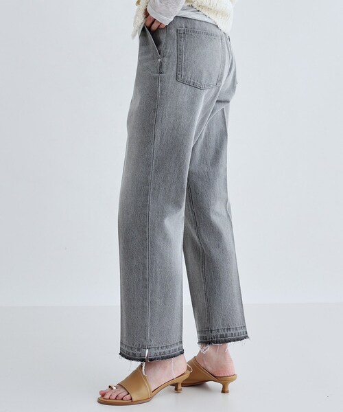 GALLEST(ギャレスト)の「ヴィンテージテーパードデニム(デニムパンツ・レディース・グリーン系/ブルー系その他/グレー・40/38/36)」の4枚目の写真