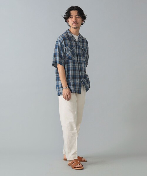 BRILLA per il gusto（ブリッラペルイルグースト）の「PENDLETON / チェック オープンカラーシャツ（シャツ/ブラウス・メンズ・ブルー/ブラック系その他3・LARGE/MEDIUM/SMALL）」の8枚目の写真