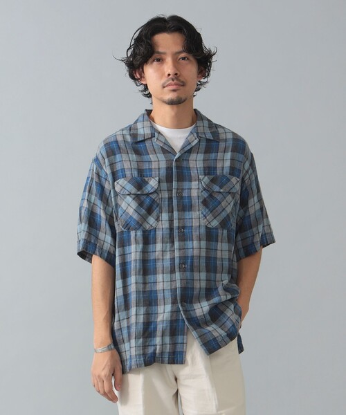 BRILLA per il gusto（ブリッラペルイルグースト）の「PENDLETON / チェック オープンカラーシャツ（シャツ/ブラウス・メンズ・ブルー/ブラック系その他3・LARGE/MEDIUM/SMALL）」の9枚目の写真
