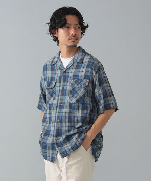 BRILLA per il gusto（ブリッラペルイルグースト）の「PENDLETON / チェック オープンカラーシャツ（シャツ/ブラウス・メンズ・ブルー/ブラック系その他3・LARGE/MEDIUM/SMALL）」の10枚目の写真