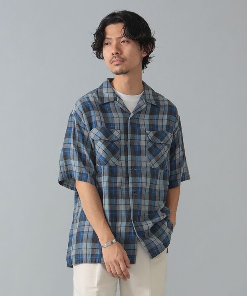 BRILLA per il gusto（ブリッラペルイルグースト）の「PENDLETON / チェック オープンカラーシャツ（シャツ/ブラウス・メンズ・ブルー/ブラック系その他3・LARGE/MEDIUM/SMALL）」の11枚目の写真