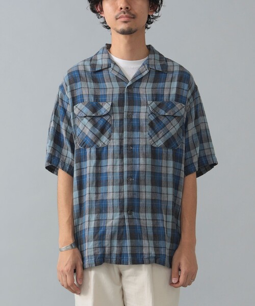 BRILLA per il gusto（ブリッラペルイルグースト）の「PENDLETON / チェック オープンカラーシャツ（シャツ/ブラウス・メンズ・ブルー/ブラック系その他3・LARGE/MEDIUM/SMALL）」の12枚目の写真