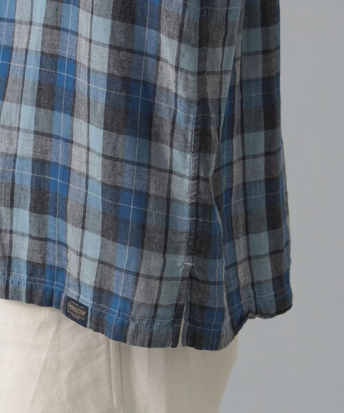 BRILLA per il gusto（ブリッラペルイルグースト）の「PENDLETON / チェック オープンカラーシャツ（シャツ/ブラウス・メンズ・ブルー/ブラック系その他3・LARGE/MEDIUM/SMALL）」の5枚目の写真