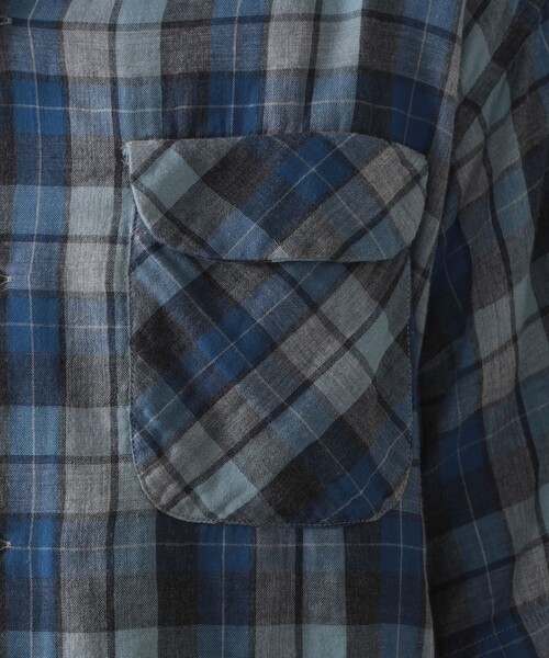 BRILLA per il gusto（ブリッラペルイルグースト）の「PENDLETON / チェック オープンカラーシャツ（シャツ/ブラウス・メンズ・ブルー/ブラック系その他3・LARGE/MEDIUM/SMALL）」の16枚目の写真