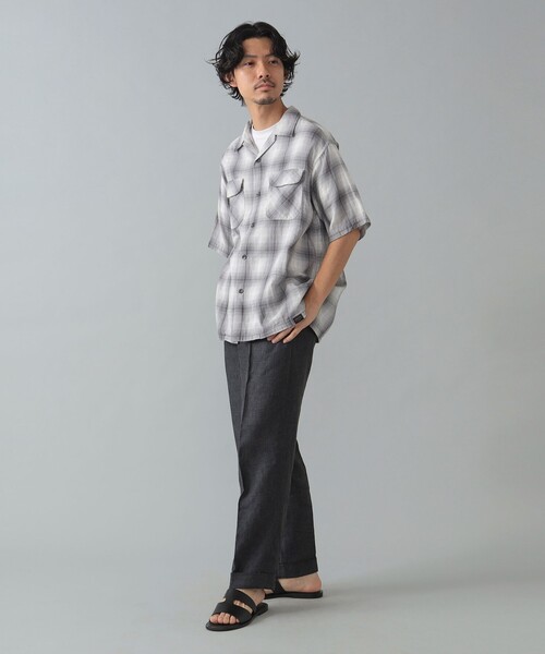 BRILLA per il gusto（ブリッラペルイルグースト）の「PENDLETON / チェック オープンカラーシャツ（シャツ/ブラウス・メンズ・ブルー/ブラック系その他3・LARGE/MEDIUM/SMALL）」の20枚目の写真