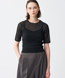 新品 uncrave アンクレイヴ バルーンスリーブカットソー 黒 新品 uncrave アンクレイヴ バルーンスリーブカットソー 黒
