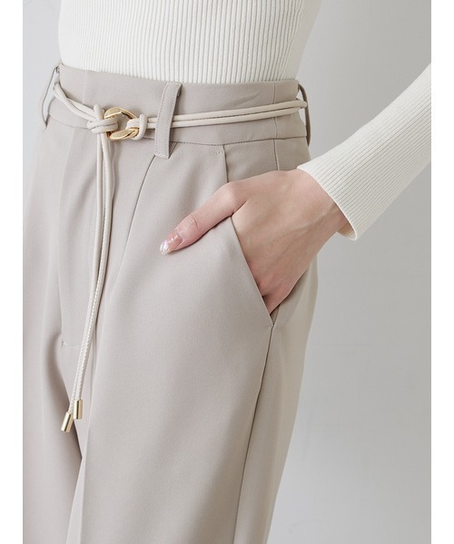 セール】ベルト付きセミフレアパンツ（その他パンツ）｜SNIDEL