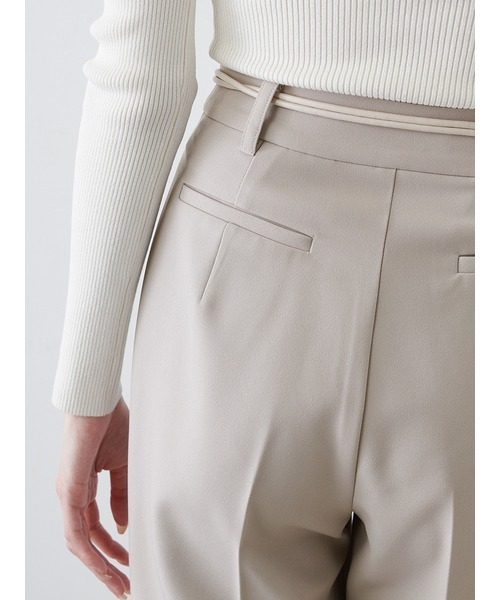 SNIDEL ベルト付きセミフレアパンツ セール】ベルト付きセミフレアパンツ（その他パンツ）｜SNIDEL