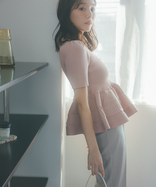 SNIDEL ベルト付きセミフレアパンツ セール】ベルト付きセミフレアパンツ（その他パンツ）｜SNIDEL