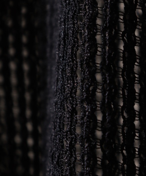 FUNALIVE(ファンアライブ)の「Crochet Regular Collar Long Sleeve Shirt / かぎ針レギュラカラー長袖シャツ unisex(シャツ/ブラウス・メンズ・ブラック/ホワイト系1/ホワイト・XL/M/L)」の13枚目の写真