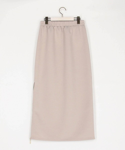 NICOLE white（ニコルホワイト）の「サイドZIPタイトスカート／ダンボールポンチ（スカート・レディース・ホワイト系その他/ブラック系その他/イエロー系その他/ベージュ系その他/イエロー/オフホワイト/ブラック/ベージュ・FREE）」の14枚目の写真