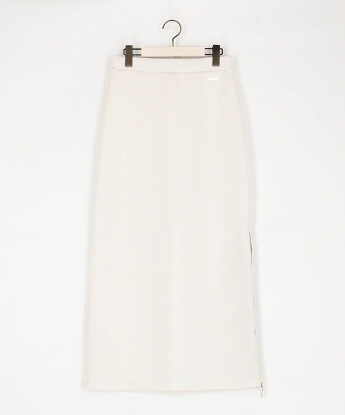 NICOLE white（ニコルホワイト）の「サイドZIPタイトスカート／ダンボールポンチ（スカート・レディース・ホワイト系その他/ブラック系その他/イエロー系その他/ベージュ系その他/イエロー/オフホワイト/ブラック/ベージュ・FREE）」の16枚目の写真