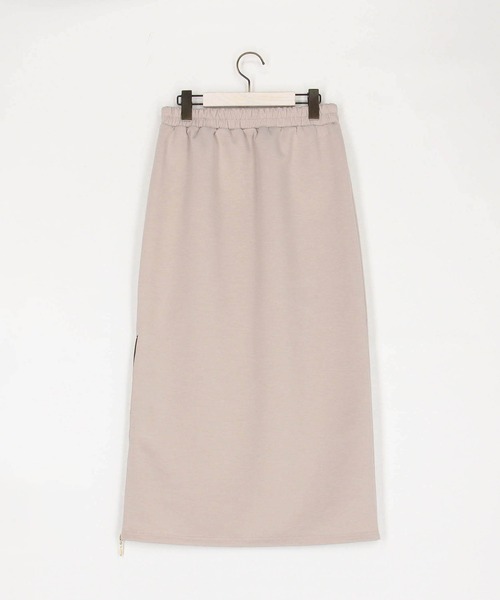 NICOLE white（ニコルホワイト）の「サイドZIPタイトスカート／ダンボールポンチ（スカート・レディース・ホワイト系その他/ブラック系その他/イエロー系その他/ベージュ系その他/イエロー/オフホワイト/ブラック/ベージュ・FREE）」の18枚目の写真