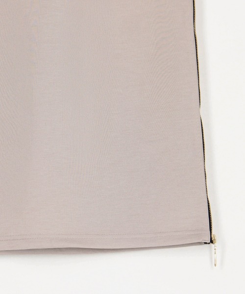 NICOLE white（ニコルホワイト）の「サイドZIPタイトスカート／ダンボールポンチ（スカート・レディース・ホワイト系その他/ブラック系その他/イエロー系その他/ベージュ系その他/イエロー/オフホワイト/ブラック/ベージュ・FREE）」の20枚目の写真