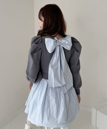 frunco（フランコ）の「バックリボンパフスリーブチュニック（その他トップス）」