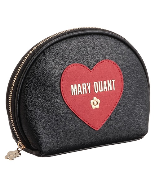 MARY QUANT マリークワント ロゴインザハート ラウンドポーチL ロゴインザハート ラウンドポーチL（ポーチ）｜MARY QUANT