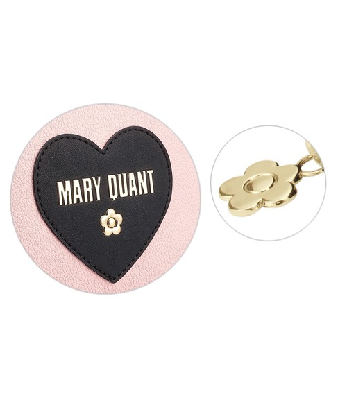 MARY QUANT マリークワント ロゴインザハート ラウンドポーチL ロゴインザハート ラウンドポーチL（ポーチ）｜MARY QUANT