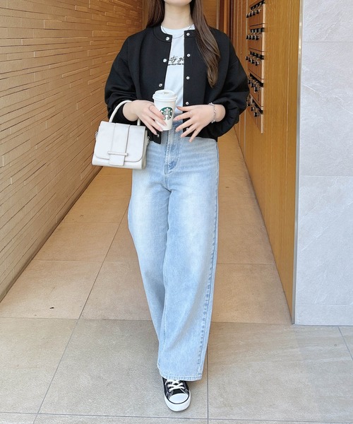 INGNI（イング）の「ショート丈スポンディッシュニットカーディガン（カーディガン/ボレロ・レディース・グレー/アイボリー/ブラック/イエロー/レッド・M）」の19枚目の写真