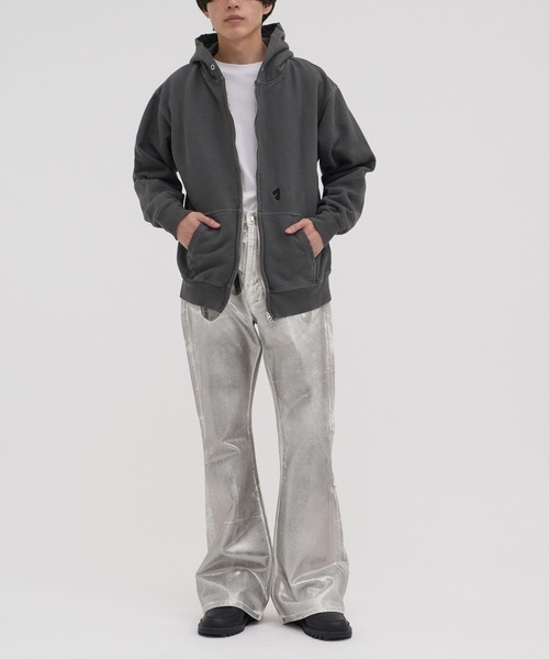 MASU(エムエーエスユー)の「【MASU/エムエーエスユー】“MASU BOYS” EMBLEM BELL-BUTTOM JEANS(デニムパンツ・メンズ・シルバー・44/46)」の8枚目の写真