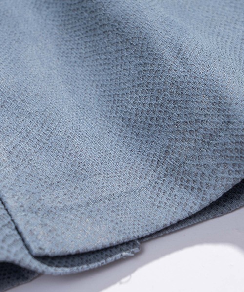 HOOK（フック）の「HOOK -select- パイソン柄チェーン付きテーラードジャケット（テーラードジャケット・メンズ・ブルー/オフホワイト・LARGE/MEDIUM）」の11枚目の写真