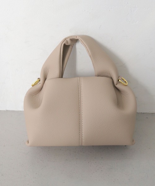 CLEIO（クレイオ）の「【CLEIO】マシュマロタックミニショルダー/ハンドバッグ MARSHMALLOW TUCK MINI SHOULDER/737-13664（ハンドバッグ・レディース・ブラック/グレイッシュベージュ/サックスブルー/ライトブラウン/ミント・FREE）」の15枚目の写真