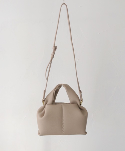 CLEIO（クレイオ）の「【CLEIO】マシュマロタックミニショルダー/ハンドバッグ MARSHMALLOW TUCK MINI SHOULDER/737-13664（ハンドバッグ・レディース・ブラック/グレイッシュベージュ/サックスブルー/ライトブラウン/ミント・FREE）」の19枚目の写真